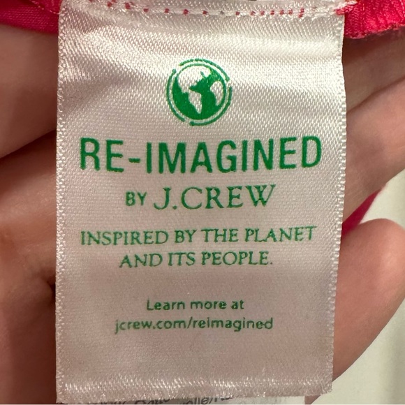 J CREW XL Fuchsia Pink Embroidered Eyelet blouse - Picture 9 of 10